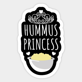 Hummus Princess Sticker